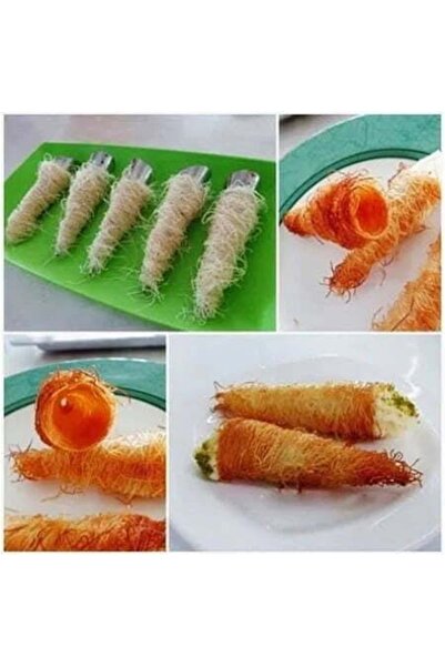 Xnews Kornet Kurabiye Şekil Verici - Paslanmaz Korneo Kalıbı 6 Lı-