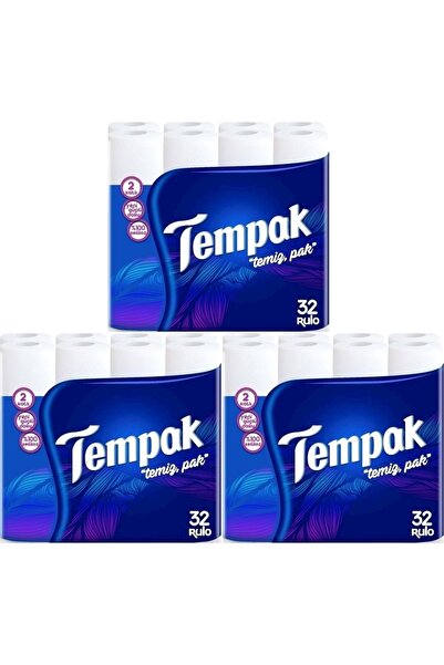 Tempak Tuvalet Kağıdı 32 Rulo X 3 Adet