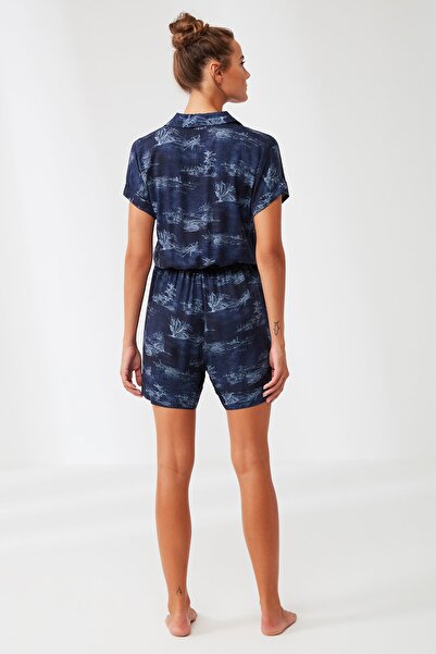 Penyemood Комбінезон з візерунчастим коміром гомлеком