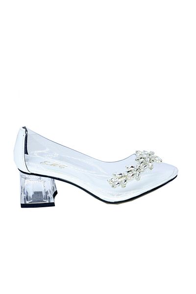 TRENDYSHOES Trendyshose 03744 Pantofi damă Toc 5 Cm Piatra Transparenta