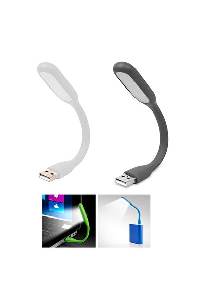 gaman Taşınabilir Usb Led Klavye Aydınlatıcı Set - Siyah - Beyaz