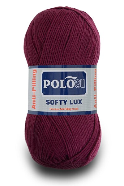 Polosu Softy Lux - Premium Anti-pilling Örgü Ipliği - 498 - Koyu Mürdüm