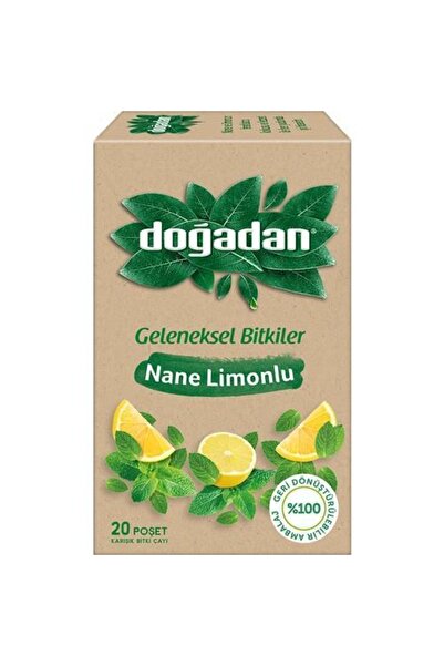 Doğadan مجموعة من 20 قطعة من دوجادان بالنعناع والليمون