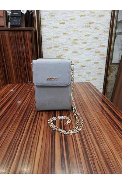 Armine Geantă de damă 266 cu imprimeu gri laser