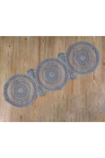 Çt Çeyizci Tekstil Runner Lace Detailed Single Runner - 115x35cm