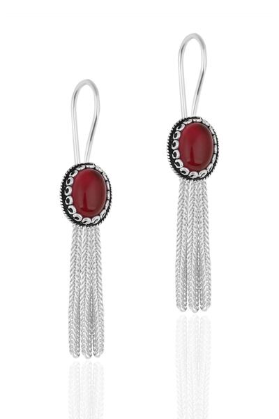 Doğan Silver 925 Ayar Midyat Hasırı Gümüş Küpe Dgn21381