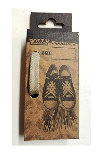 POLLY FOOTCARE GÜLEN AYAKLAR Pamuklu Spor Ayakkabı ve Botlar İçin Yassı Düz Lux Bağcık 120 cm