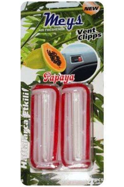Universal Meys Klips Oto Koku 4 Adet Papaya Aromalı