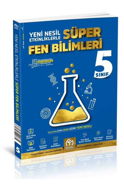 Model Eğitim Yayınları Model 5 Sınıf Süper Fen Bilimleri Soru Bankası