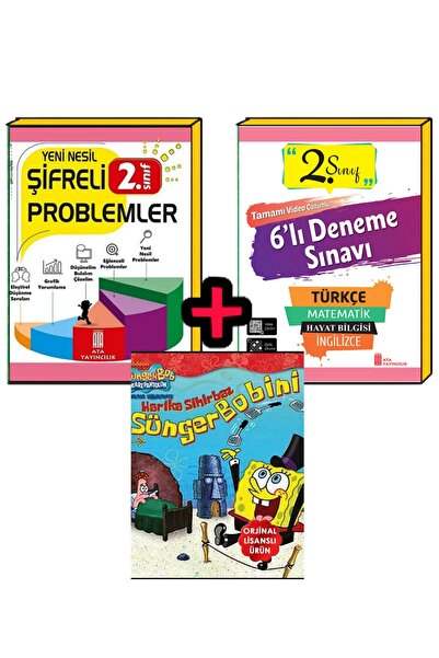 Ata Yayıncılık 2.sınıf Şifreli Problemler 2.sınıf 6'lı Fasikül Deneme Yeni Ne...