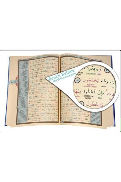 Seda Yayınları Kuranı Kerim Ve Renkli Kelime Meali - Rahle Boy - Seda Yayınevi - Türkçe Mealli Kuranı Kerim
