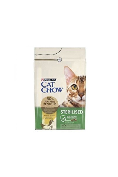 Cat Chow Sterilised Tavuklu Kısırlaştırılmış Kedi Maması 3 Kg