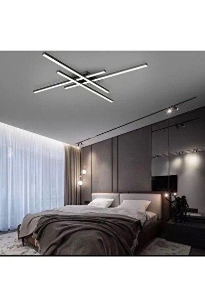 Genel Markalar Lineer Sıva Üstü Plafonyer 4*50cm Siyah 3000k Tmyl62