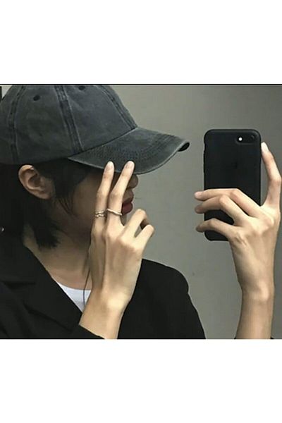 Kardelen Butik Denizli Super Quality Black Denim Canvas Unisex Cap (Black)