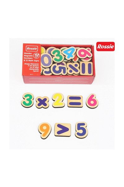 Rossie Magnetic Wooden Numbers