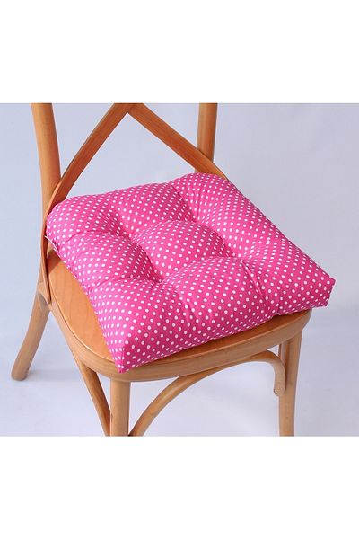 ALTINPAMUK Pernă pentru scaun Lina Polka Dot Fuchsia Pofidik 40x40
