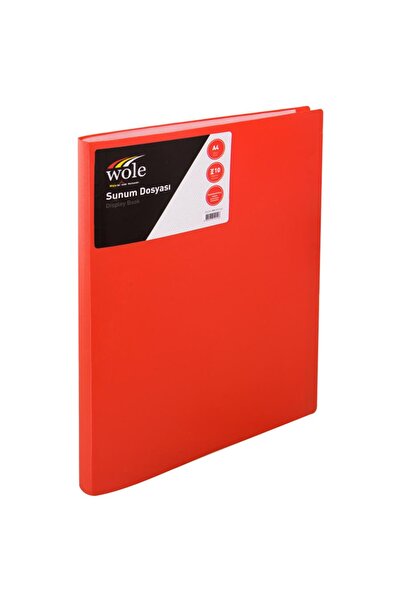 Önder ملف عرض Wole مكون من 10 قطع باللون الأحمر