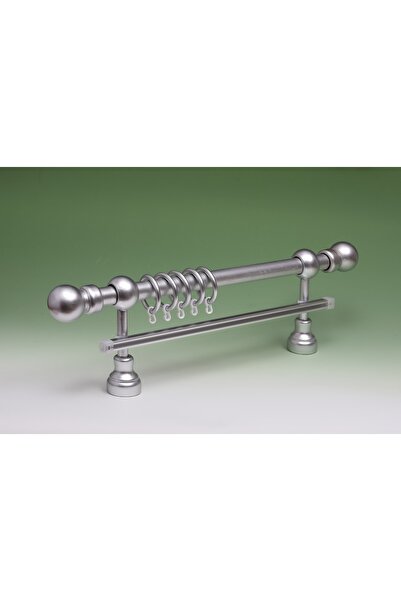 YAŞARMENSUCAT Lüks Ahşap Rustik Raylı Gümüş 120 Cm