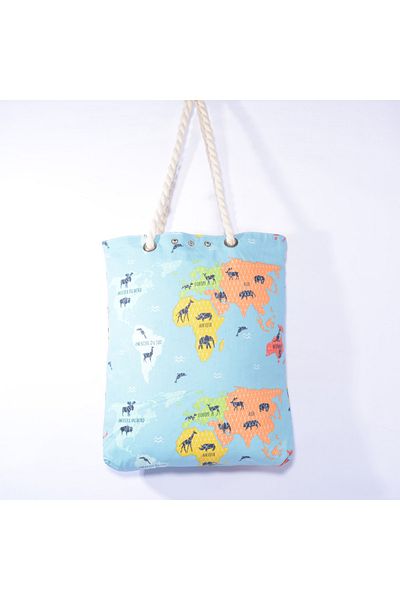 Tedz Collection Women's White Sparrow Beach Bag