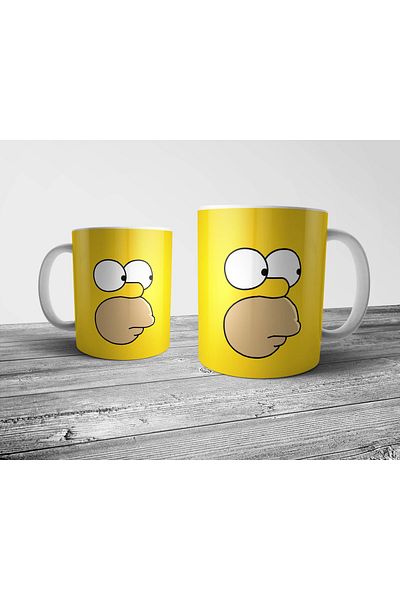 Pixxa Homer Simpson - The Simpsons Mug Cup Model 1