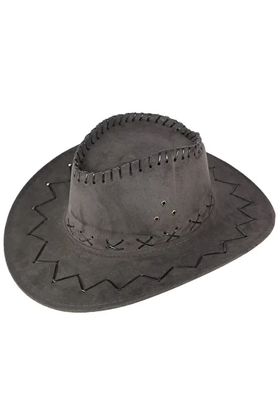 Kardelen Butik Denizli Western Style Jazz Hat (Smoked) For Men And Women (53-57 Cm)
