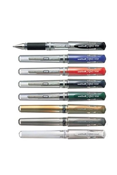 Uni Posca Uniball Um-153 Jel Pen Tükenmez Kalem Seti 8’li