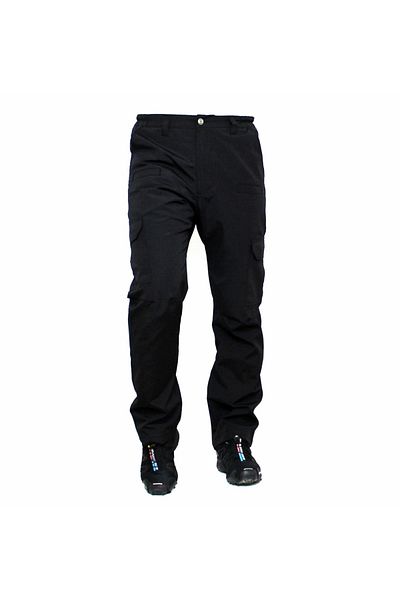 Mudwill Μαύρο Ripstop Tactical Παντελόνι με Τσέπες Cargo