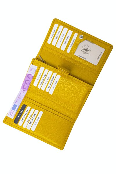 Westpolo Genuine Leather Multi-Compartment Women's Wallet