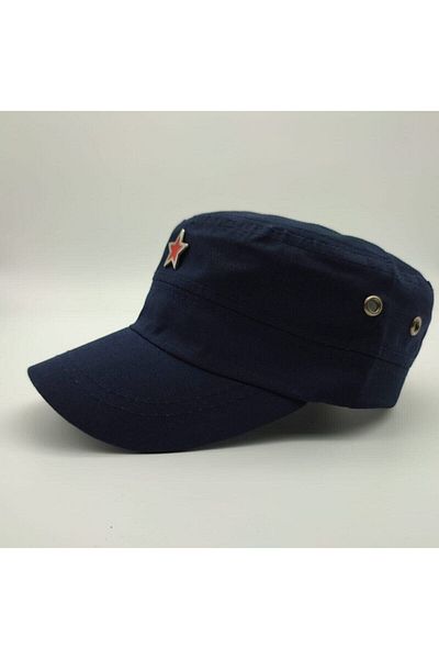 Shopiolog Castro Red Star Hat Unisex Adjustable Behind Your Back
