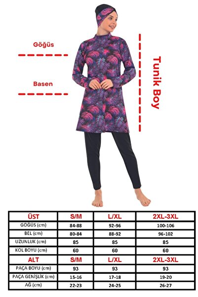 Good Miss Tesettür Haşema-hijab Swimsuit/1520-1-mor