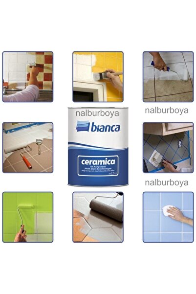 Bianca Fayans Boyası Kullanıma Hazır Ceramica 2,5lt (3,5kg)