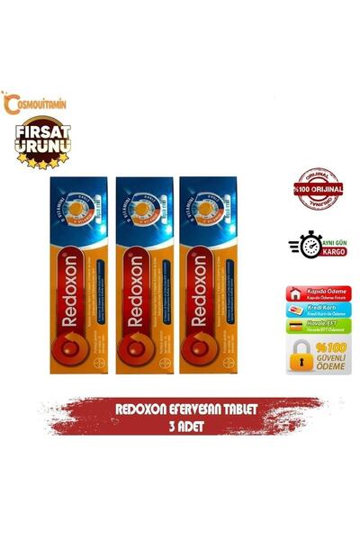 Redoxon Redoxon 3'lü Etkili 15 Efervesan Tablet 3 Adet