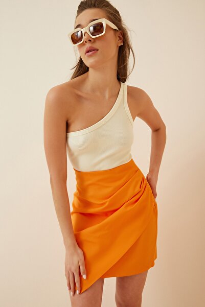 Happiness İstanbul Skirt - Orange - Mini