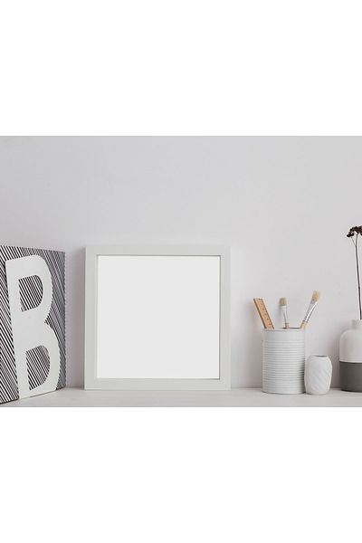 Mitra Clock 25x25 Frame Square Photo Frame