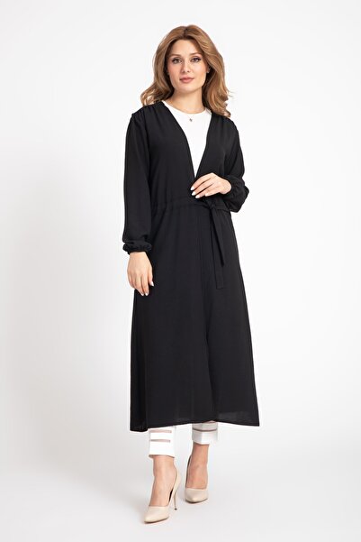 GOLD MAGAZİN Siyah Beli Bağcıklı Kap