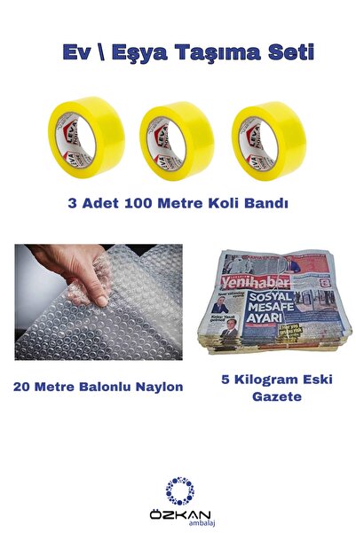 Home Moving Goods Set / Balloon Nylon / Duct Tape / Old Newspaper