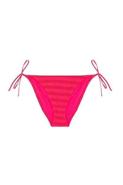 AQUELLA Set bikini triunghi fucsia plasă