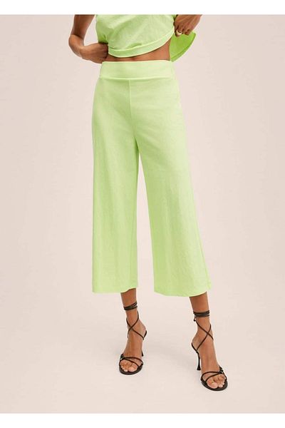 MANGO Woman Pantaloni culotte fluidi