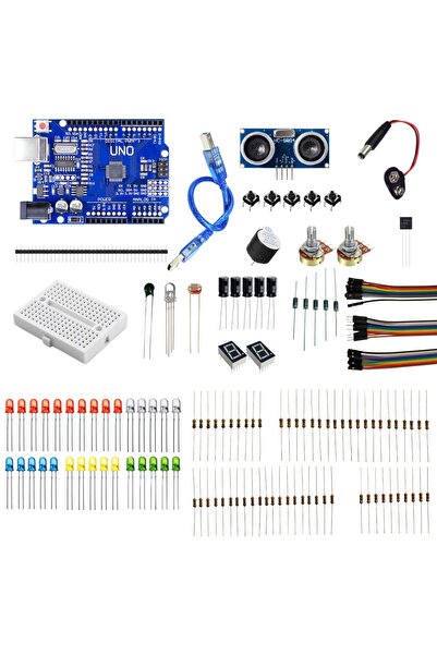 Arduino Uno Gelişmiş Tam Set 28 Parça - 150 Adet