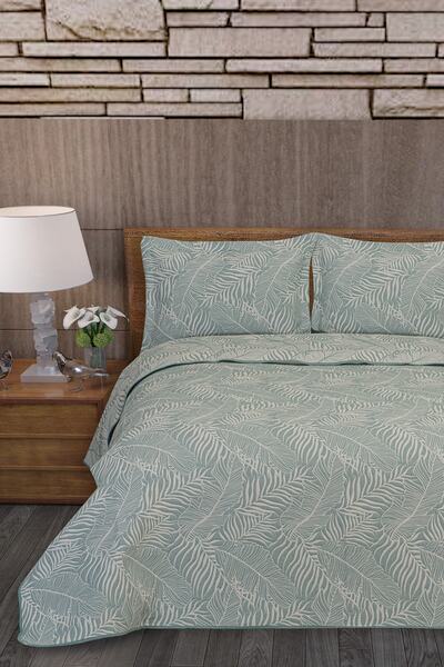 Veranova Home Bahamas Double Face Çift Kişilik Yatak Örtüsü Mint