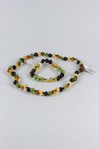 Tesbih Kardeşliği Orijinal Litvanya Baltık Kehribar Bebek Diş Kolye Ve Bilekl...