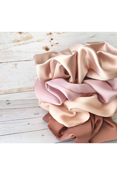 Donna Liberta Women's 4-Piece Satin Hair Rubber Buckle Set Buckle117