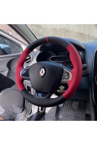 HOPE OTO DİZAYN Clio 4 Karbon Direksiyon Kılıfı Uyumlu