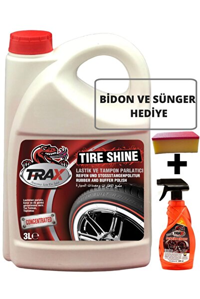 ARACINIZ İÇİN EN İYİSİ T-RAX Konsantre Lastik Parlatıcı Ve Tampon Cilası Arab...