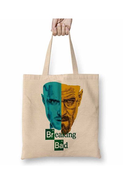 Baskı Dükkanı Breaking Bad υφασμάτινη τσάντα με μακριά λαβή