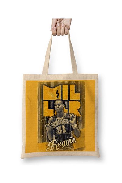 Baskı Dükkanı Υφασμάτινη τσάντα Reggie Miller με μακριά λαβή