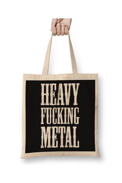 Baskı Dükkanı Teška metalna tkanina Torba duga Sa ručkom