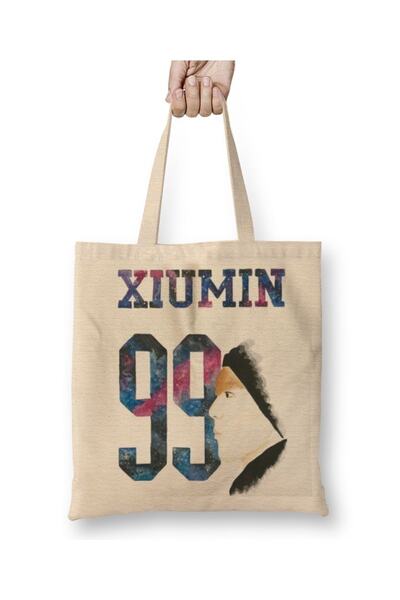 Baskı Dükkanı Exo Xiumin 99 Tkanina Torba Duga Sa ručkom
