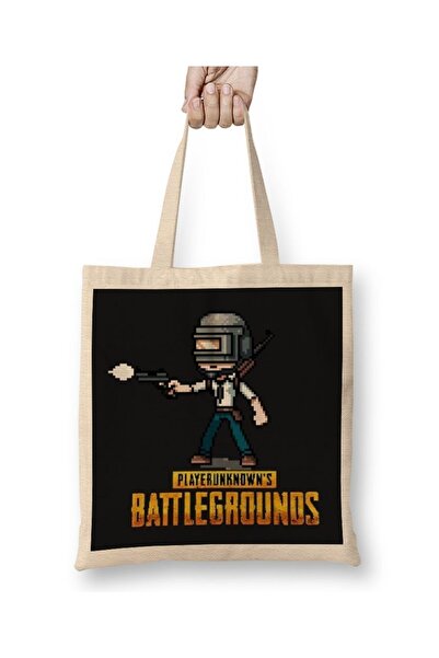 Baskı Dükkanı Battlegrounds Pix Cloth Torba Long Sa ručkom