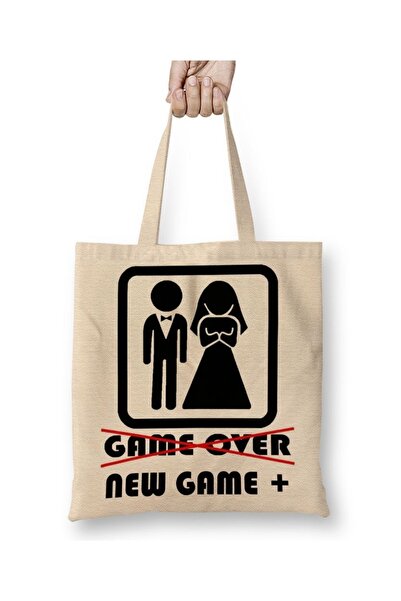 Baskı Dükkanı Νέα υφασμάτινη τσάντα παιχνιδιών με μακριά λαβή